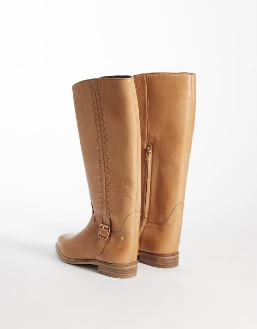 Bronx - Leni-jo - Stivali al ginocchio stile equitazione in pelle colore naturale, 4 di 4