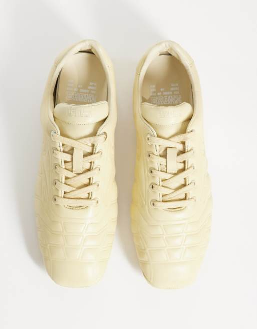 Bronx Mad-dox square toe sneakers in yellow, 3 of 5