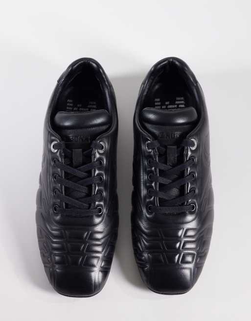 Bronx Mad-dox square toe trainers in black, 3 of 5