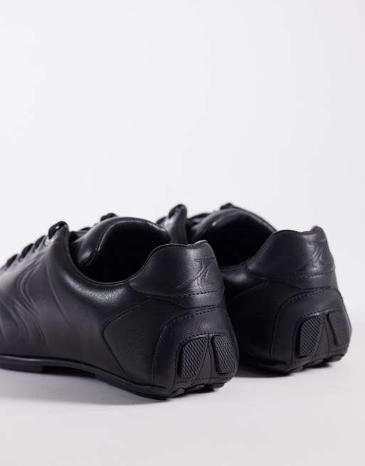 Bronx Maddox square toe sneakers in black, 2 of 5