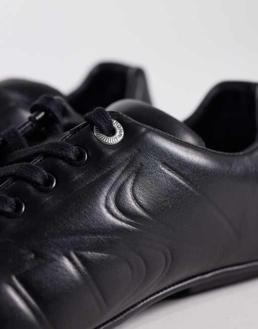 Bronx Maddox square toe sneakers in black, 4 of 5