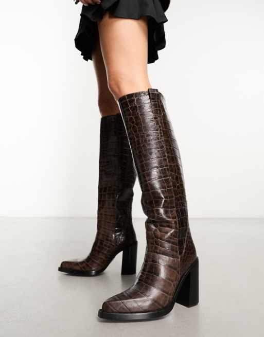 Bronx knee hot sale high boots