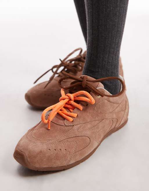 Bronx - Myr-aa - Baskets vintage en daim - Moka mousse, 4 de 5