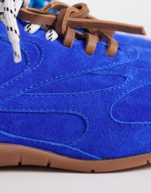 Bronx – Myr-aa – Jaskrawoniebieskie zamszowe buty sportowe , 3 z 5
