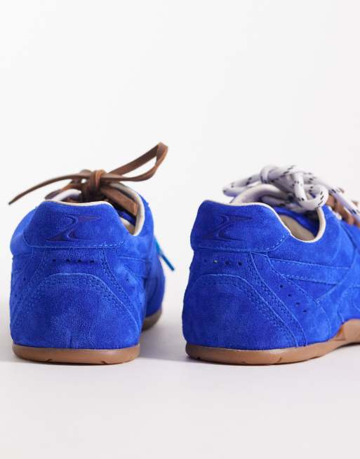 Bronx – Myr-aa – Jaskrawoniebieskie zamszowe buty sportowe , 4 z 5