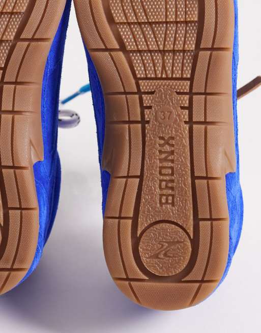 Bronx – Myr-aa – Jaskrawoniebieskie zamszowe buty sportowe , 5 z 5
