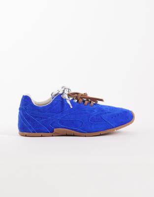 Bronx - Myr-aa - Sneaker aus Wildleder in Electric-Blau