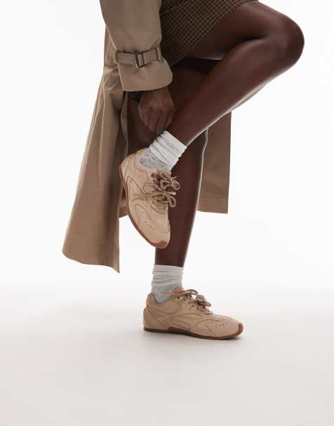 Bronx - Myr-aa - Sneakers in camoscio color vaniglia - view 1