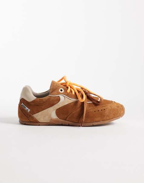 Bronx Myr-aa sneakers in caramel oatmilk suede - view 1