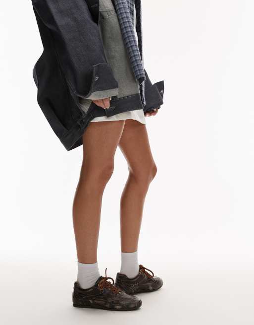 Bronx Myr-aa sneakers in chocolate vintage brush off leather | ASOS