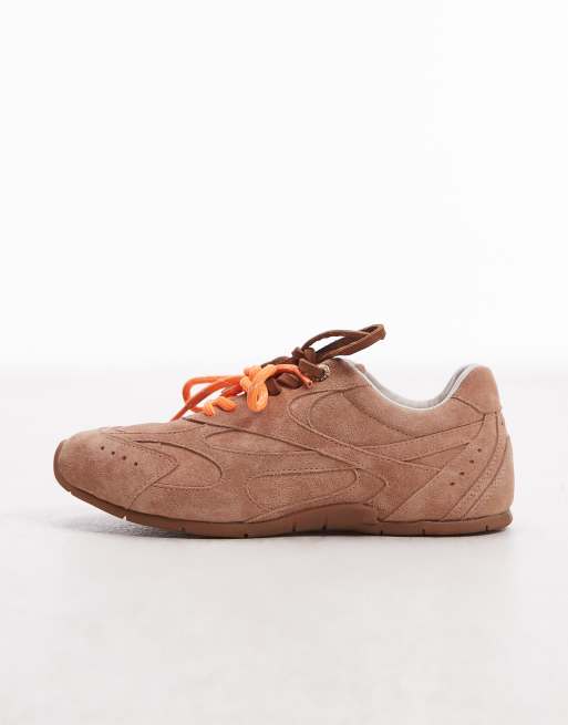 Bronx - Myr-aa - Sneakers van vintage suède in mokka mousse, 2 van 5