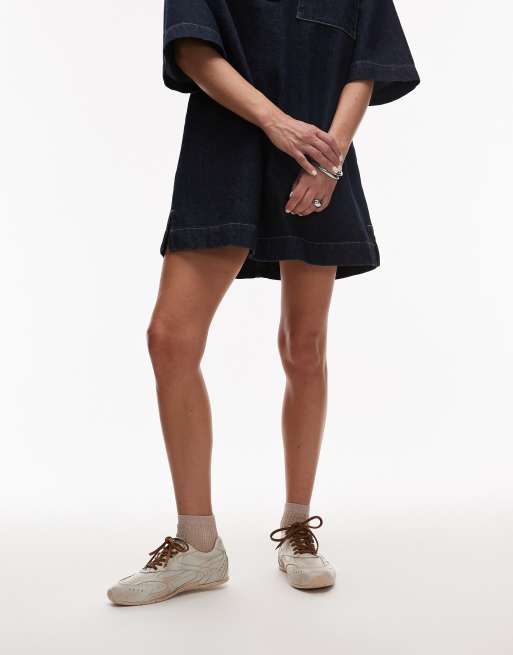 Bronx Myr-aa trainers in off white vintage brush off leather