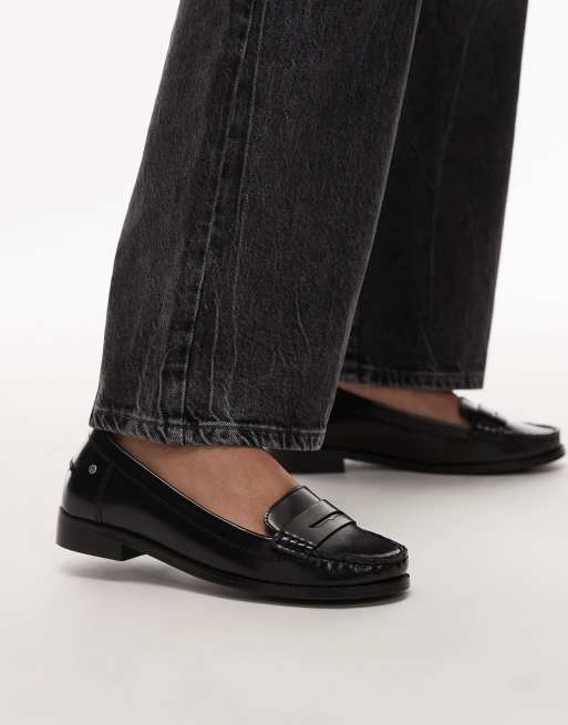 Bronx New-Rana penny loafers in black box leather, 4 of 4