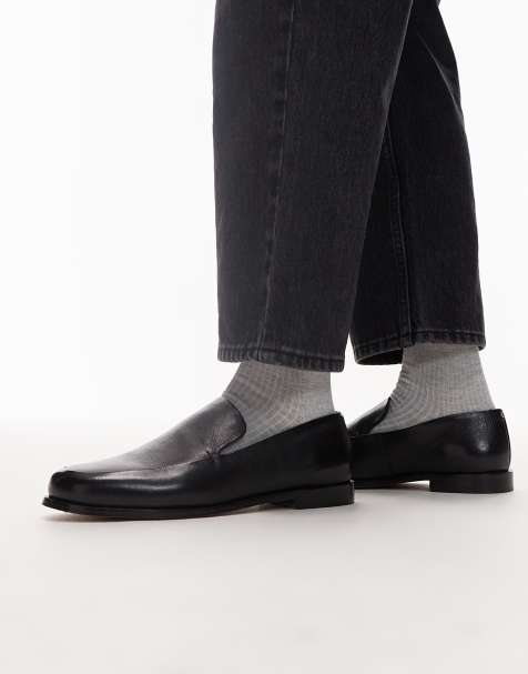 Bronx Noa-Quinn slip-on loafers in black leather - view 1