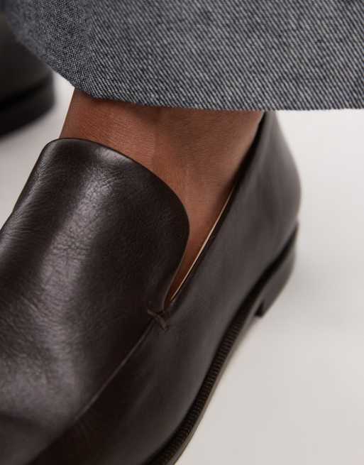 Bronx Noa-Quinn slip on loafers in leather brown