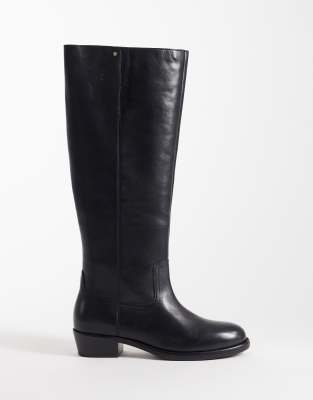 Bronx Rho-deo Knee Boots In Black