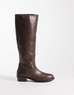 Bronx Rho-deo Knee Boots In Brown