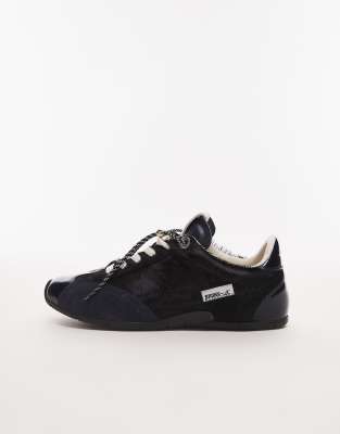 Bronx Rubber Sole Sneakers In Blue