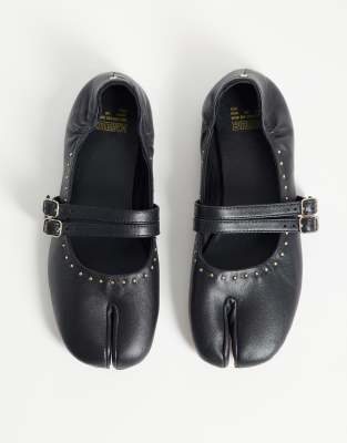 Bronx Semm-ie Ballet Flats In Black