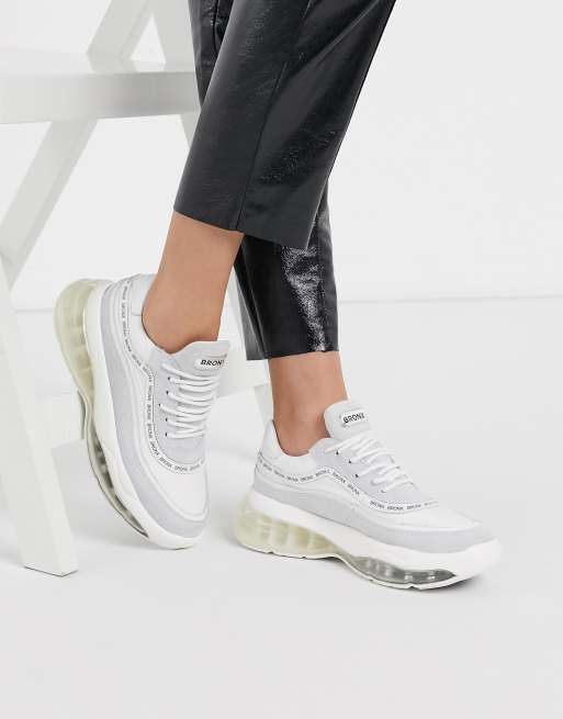 Bronx 2025 witte sneakers