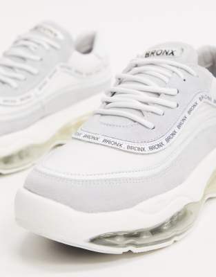 bronx suede chunky trainers