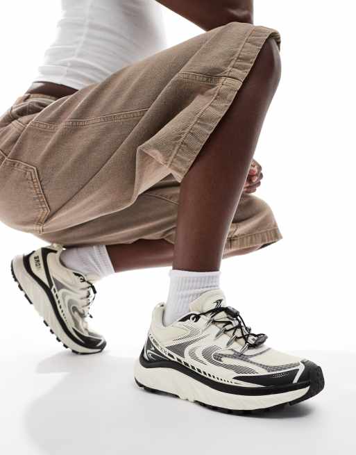Bronx - Trackerr - Baskets - Blanc cassé et noir