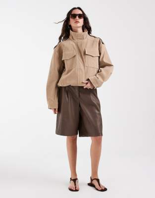 Bronze Snake Alegra jacket in taupe taupe 31890₽