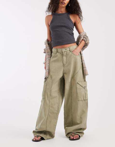Bronze Snake Annie cargo pant in khaki - view 1