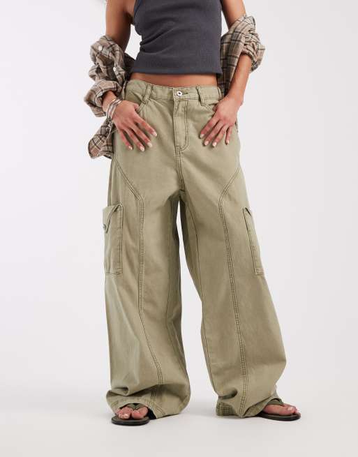 Bronze Snake – Annie – Cargohose in Khaki, 2 von 5