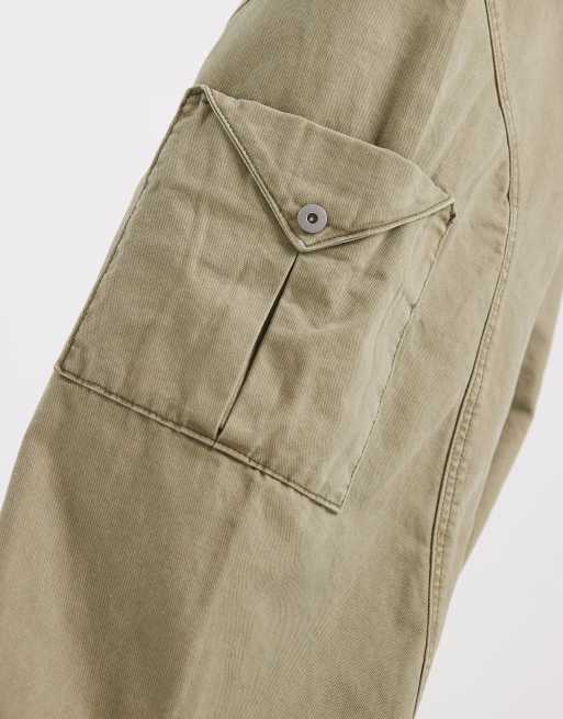 Bronze Snake - Annie - Pantaloni cargo kaki, 5 di 5