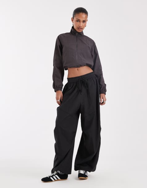 Bronze Snake cargo balloon trousers in black - view 1