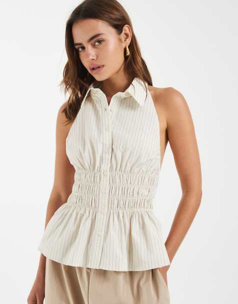 Bronze Snake Kristal top in butter  - view 1