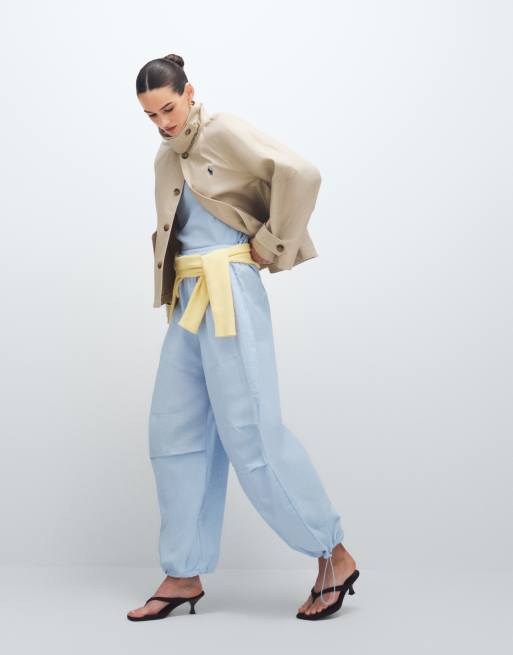 BRONZE SNAKE - Lavinia - Broek met krijtstreep in blauw, 5 van 12