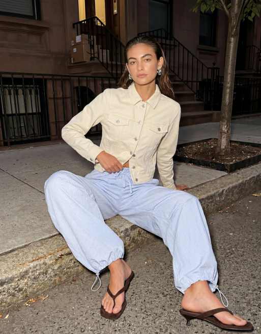 Bronze Snake - Lavinia - Pantalon à rayures fines - Bleu, 11 de 12