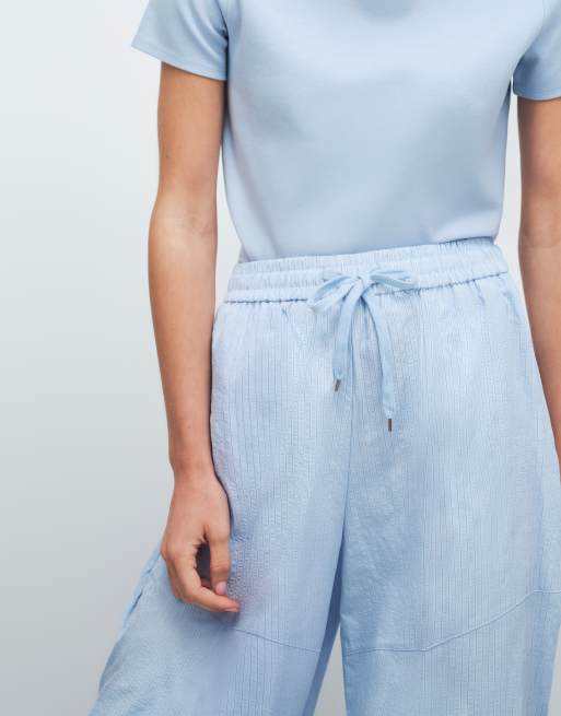 Bronze Snake - Lavinia - Pantalon à rayures fines - Bleu, 3 de 12