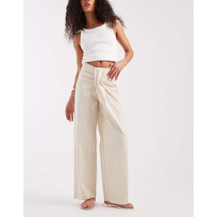 Bronze Snake Zaya pants in ivory | ASOS