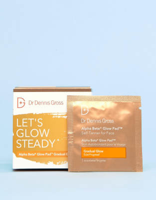 фото Бронзирующие салфетки для лица dr dennis gross alpha beta glow pad gradual glow-бесцветный