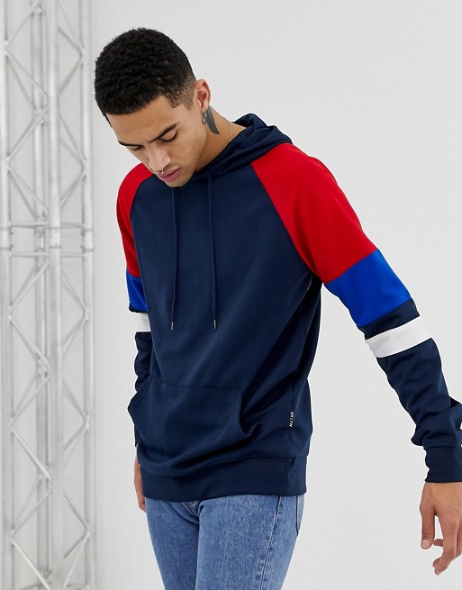 Brooklyn Cloth colour block track hoodie | ASOS