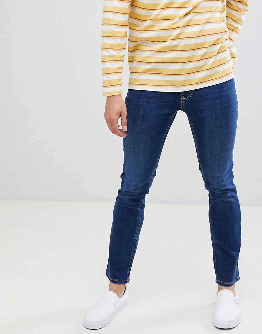 Brooklyn Supply Co. – Mörkblå slim jeans