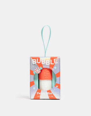 Bubble Bubble Bauble Peppy Mint Lip Balm & Charm Set-No colour