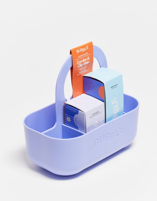 Bubble – Shower Caddy – Duschset för kombinerad hud med lila hållare, 2 av 4