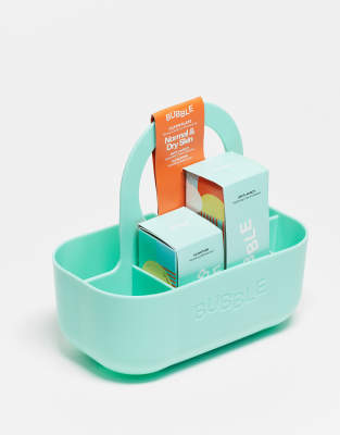 Bubble Shower Caddy Kit - Aqua Dry Skin-no Color
