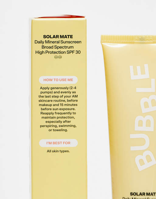 Bubble – Solar Mate – Mineralny krem przeciwsłoneczny z filtrem SPF 30, 50 ml, 4 z 4