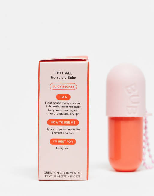 Bubble - Tell All Juicy Secret Berry Lip Balm - Balsamo labbra, 4 di 4