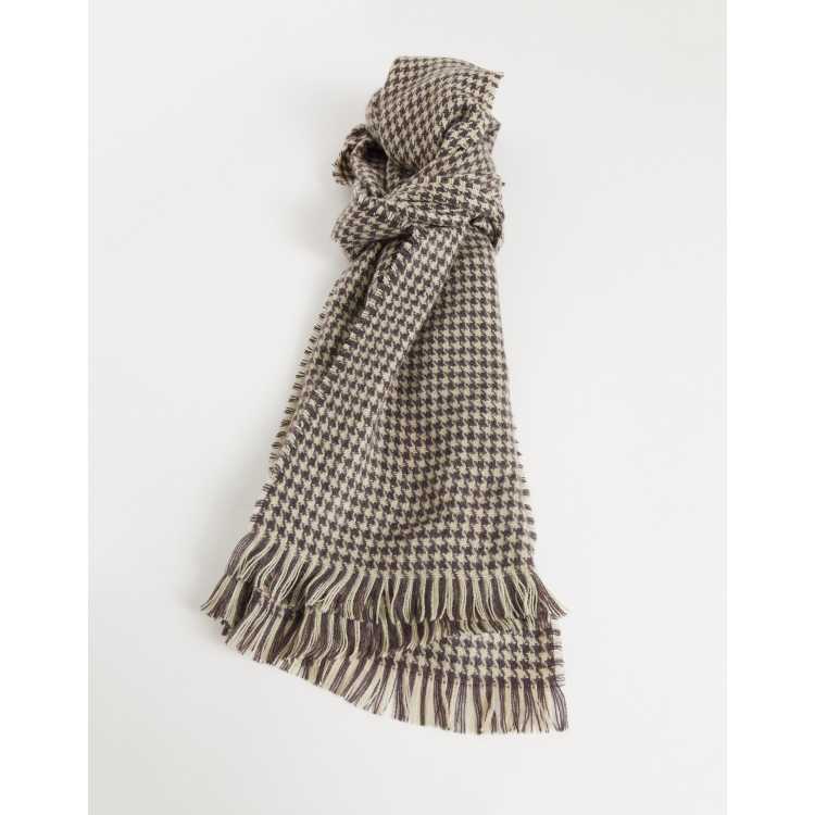 Bufanda a cuadros de estilo pata de gallo de DESIGN