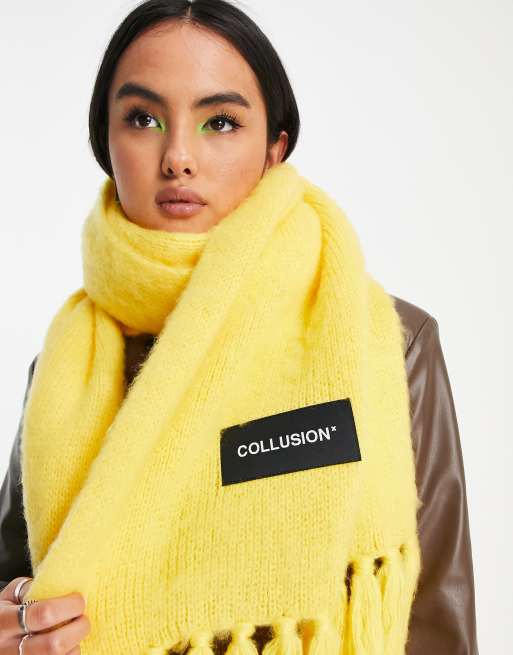 amarilla de punto de COLLUSION Unisex | ASOS