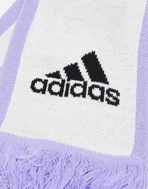 Bufanda blanca con diseño del Real Madrid 2022/23 Home de adidas Football