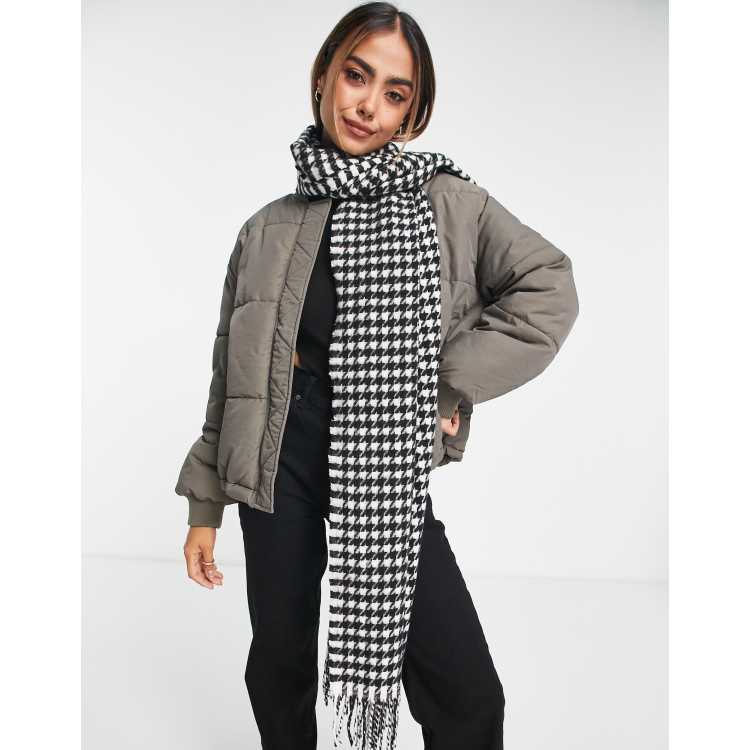 Bufandas Primark Mujer Bufanda De Cuadros Con Flecos Primark Para