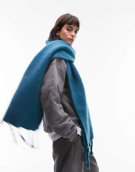 Bufanda color cerceta suave Sky de Topshop