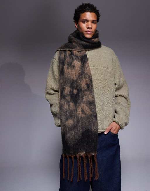 Bufanda con estampado de leopardo de ASOS DESIGN
